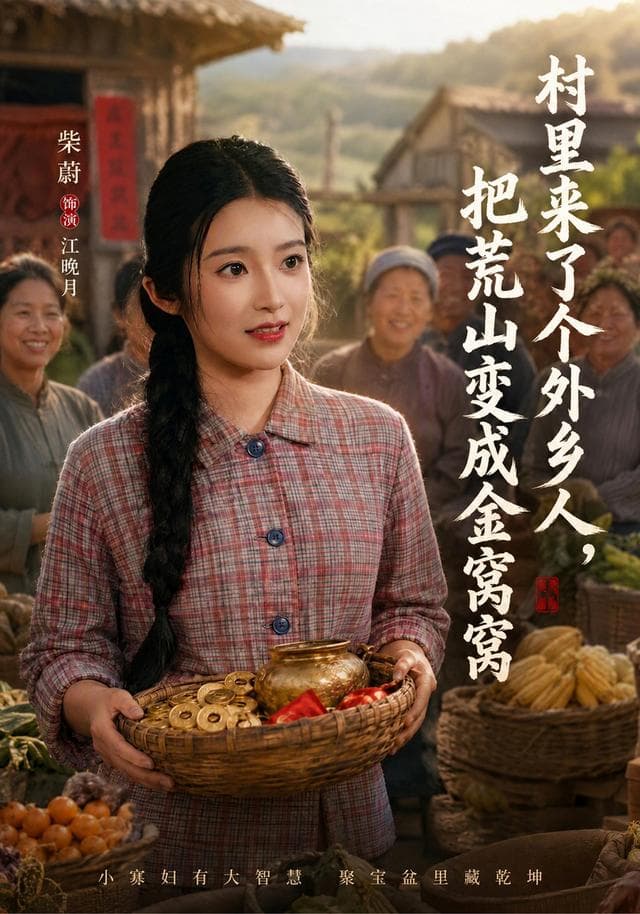村里来了个外乡人，把荒山变成金窝窝